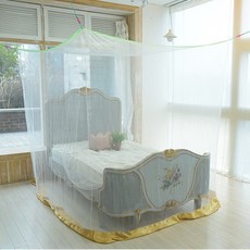 청포도표 말방울 사각모기장 1~2인용, 화이트
