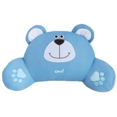 ANINARA 可愛動物造型空氣網狀腰墊, 藍色（蔡）