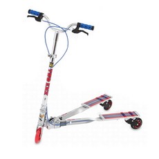 W 투킥보드, 블루 + 레드 + 실버, 1개