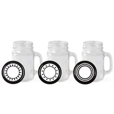 디어글라스 모던 드링크자 3종, 1세트, 500ml, 1개