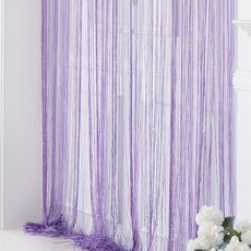 코지샵 스트링 스팽글 실 커튼, 스팽글 파스텔 퍼플