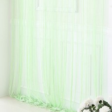 코지샵 스트링 네츄럴 실커튼 1장, 라이트민트