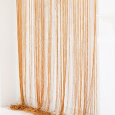 코지샵 스트링 네츄럴 실커튼 1장, 골드