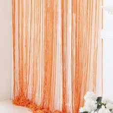 코지샵 스트링 스팽글 실 커튼, 스팽글 오렌지
