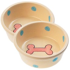 인터쥬 도자기 그릇 블루땡땡이 소, 혼합 색상