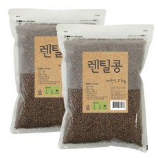 청그루 광복 렌틸콩, 2개, 1kg