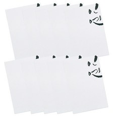 봄비숲 캘리그라피 엽서 인연 5개입, 혼합 색상, 2개