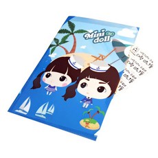 미니돌 보관홀더 마린커플, 10개, 혼합 색상