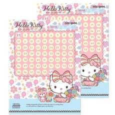 헬로키티 플라워 칭찬세트, 2개, 혼합 색상