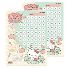 헬로키티 윙크 칭찬세트, 2개, 혼합 색상