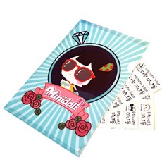 미니돌 보관홀더 로즈링, 10개, 혼합 색상