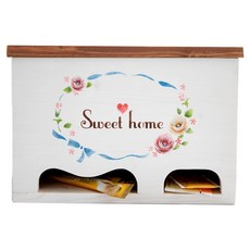 스코홈 핸드메이드 커피/티 박스 Sweet Home, 오크, 1개, 1개