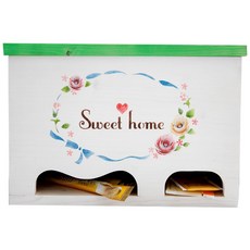 스코홈 핸드메이드 커피/티 박스 Sweet Home, 라이트그린, 1개, 1개
