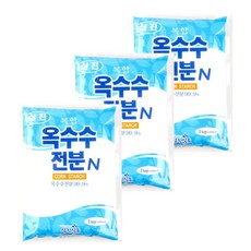 複合玉米澱粉, 1kg, 3個