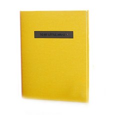 제이밀크 프리미엄 이니셜 임신다이어리 바인딩형, 옐로우, 1개