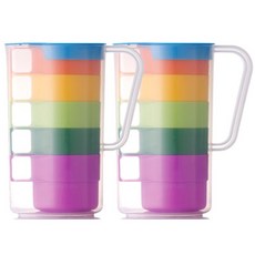 네오플램 드롭렛 피크닉 물컵세트, 혼합색상, 1개