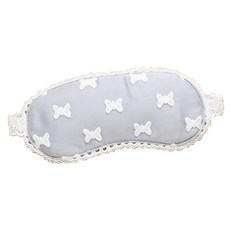 Noland蝴蝶結涼感眼罩 灰色, 1 個