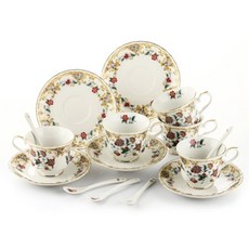 Keito Imperial 5人咖啡杯組 15件組, 1個, 本品