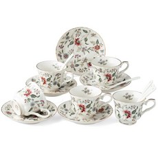 Keito 白金漢 5人組咖啡杯組 15p, 請參考內容, 1套