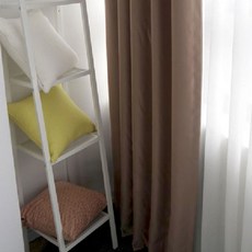 Maison Textile Bonjour 防焰遮光窗簾, 桃色
