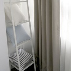 Maison Textile Bonjour 防焰遮光窗簾, 米色