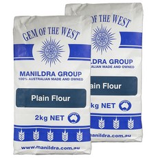 MANILDRA 중력밀가루 1등급, 2kg, 2개