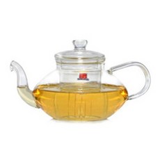 이우야오 마음 유리 티팟 차호, 500ml, 1개
