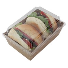 Tinapicnic 迷你長方形牛皮紙餐盒包裝, 1套