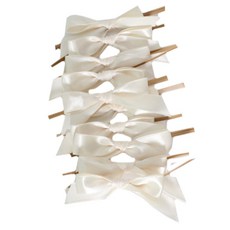 Tinapicnic 緞面蝴蝶結 30入, 象牙白, 1套