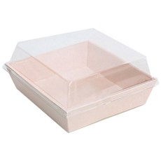 티나피크닉 핑크 샌드위치 도시락 정사각, 1세트, 1개