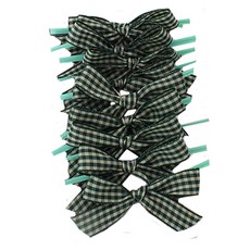 Tinapicnic 格紋蝴蝶結綁帶 30入, 綠色, 1 個