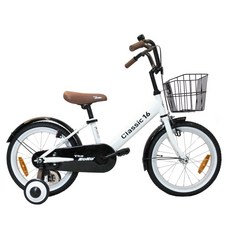 조코 클래식시리즈 16 유아동체인자전거, 화이트, 114 x 57 x 81cm, 1개