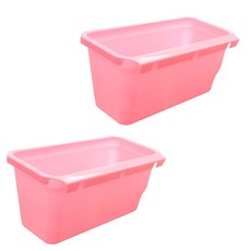 해피툴 싱크바스켓 2입 L 21 x 13.5 x 12.5 cm, 핑크, 1세트