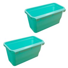 해피툴 싱크바스켓 2입 L 29.5 x 15.8 x 15.5 cm, 민트, 1세트