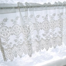 Heim n Heim 短窗簾, 艾特利白色