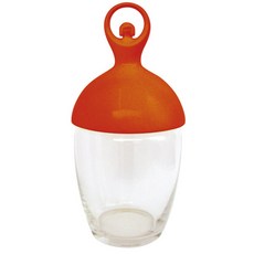 Propaganda 跳舞女孩造型食物儲存盒 橘色, 1個