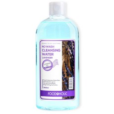 푸드어홀릭 노워시 클렌징워터 라벤더, 300ml, 1개