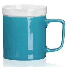 일롱 락사 개여배 머그컵 360ml, 블루, 1개, 1개