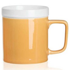 일롱 락사 개여배 머그컵 360ml, 옐로우, 1개, 1개