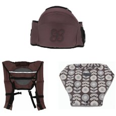 신비아이 오리궁뎅이 힙시트 2.5심플핏+더블허그띠+소프트커버 셋트 다크브라운, 브라운