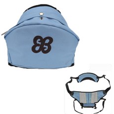 신비아이 오리궁뎅이 힙시트 2.5디럭스포켓+싱글허그띠 셋트 스카이블루