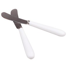 블룸엣홈 모던 화이트 버터나이프, 혼합 색상, 1개