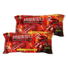 바로활활타숯, 4개입 x 2개, 1.28kg, 8개