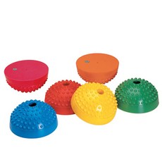 6個體操平衡墊腳石, 紅色、橙色、黃色、綠色、藍色、粉色
