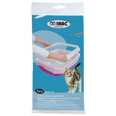 imac 貓砂盆衛生塑膠袋 6入, 單一顏色, 1個
