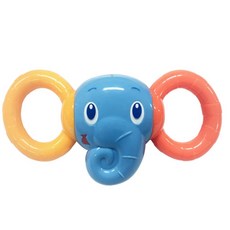 브라이트스타트 트위스트 딸랑이 유아완구, 혼합 색상, 1개