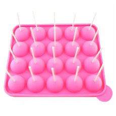 烘焙用20孔棒狀半圓形瑪芬矽膠模具, 1個