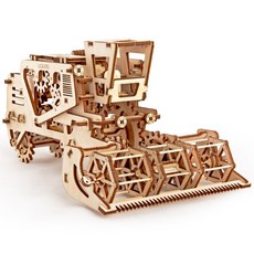 UGEARS UG011 콤바인/ Combine Harvester 3D퍼즐, 14세 이상, 154피스, 1개