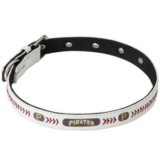 MLB애견가죽목줄 피츠버그, S, 1개