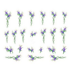 Noland XF 美甲貼紙 珠寶標誌 美甲搭檔, 10個, XF1433